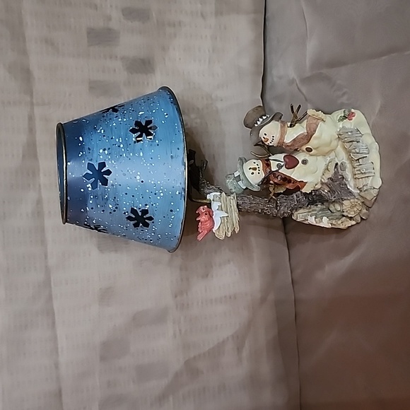 Vintage Snowman Tealight Holder - Picture 1 of 3